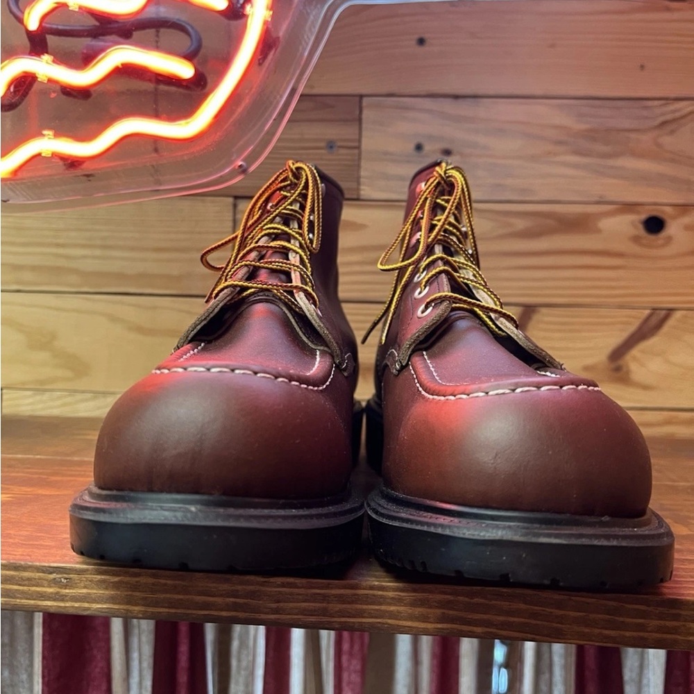 Red Wing 8249 Supersole 6" Brown Steel Toe Safety Boots Men Size 11 E3 Wide $350